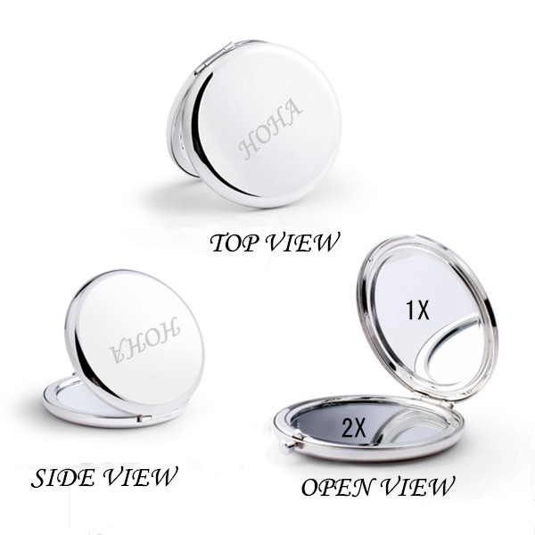 double sided folding vanity mirror for purse