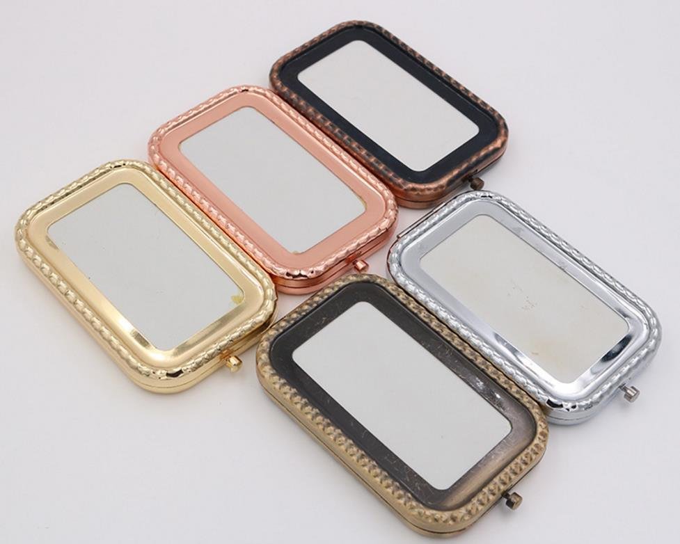 Rectangle Blank Pocket Mirror for Thailand Souvenirs