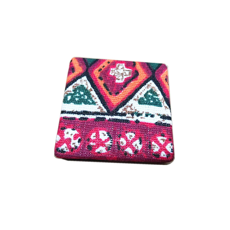 rectangle cloth printed compact mirror for nearsight makeup uk favors