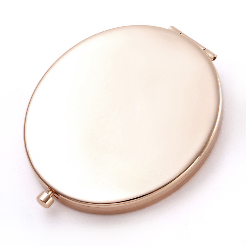 rose gold makeup mirror for custom design diy print on covers