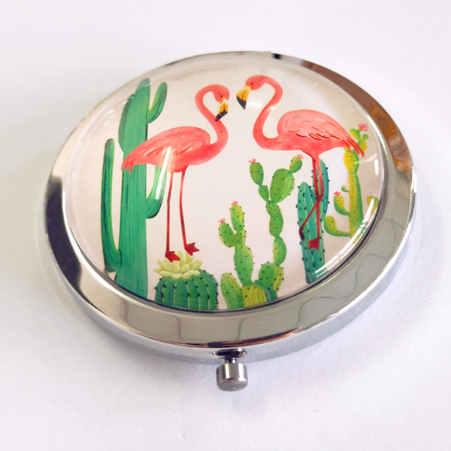 Custom designs compact mirror how to buy pocket mirror with clear thick glass 
