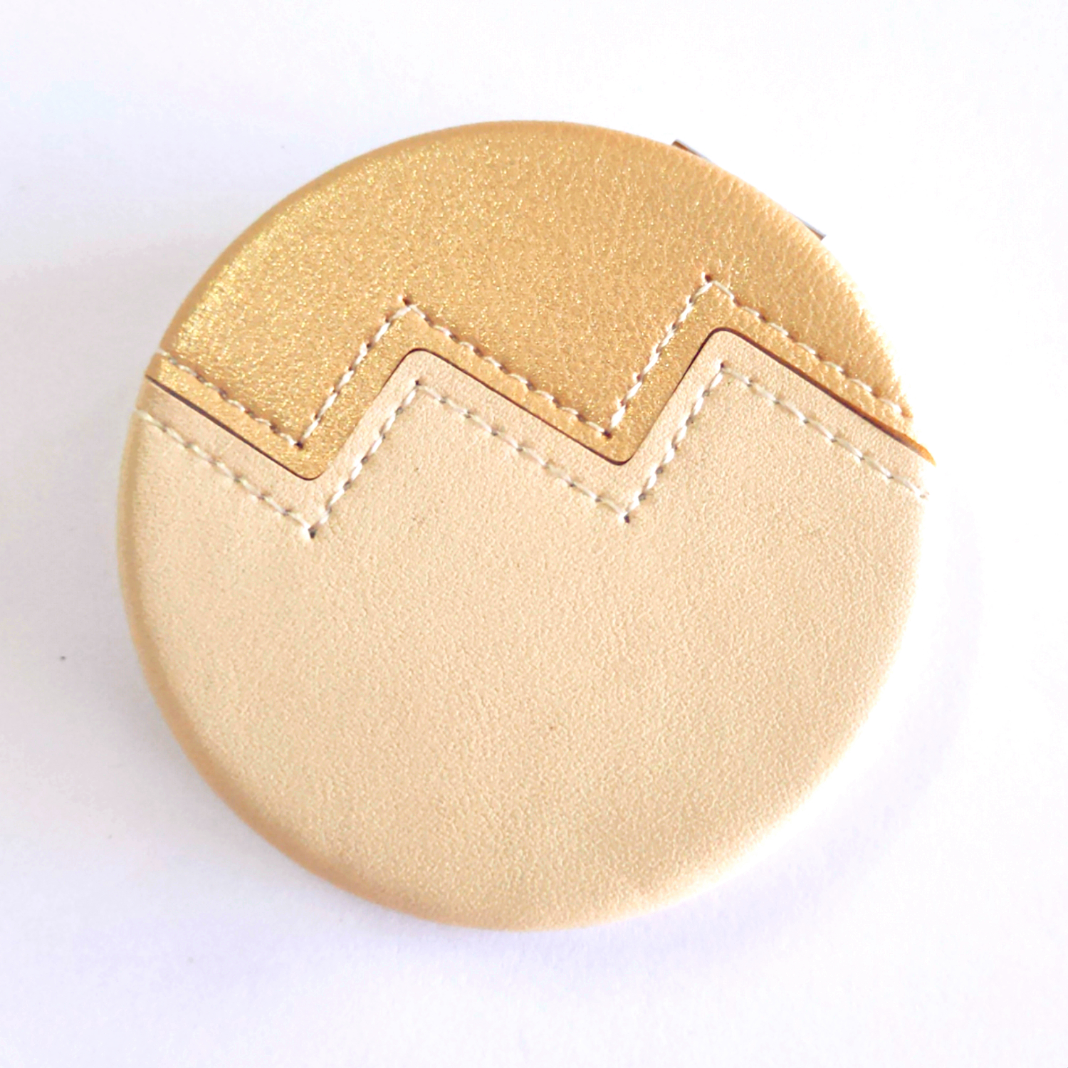  Sewing PU Makeup Mirror personalization Pocket Mirror in hand luggage